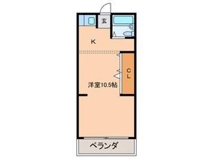 織田マンションの物件間取画像